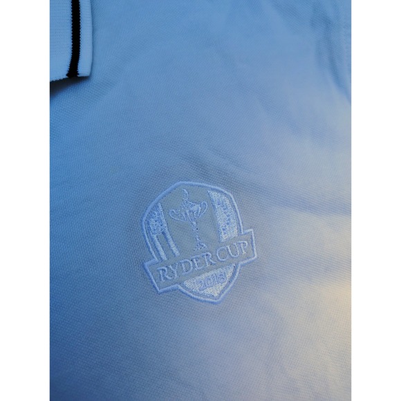 Nike Dri Fit Golf Polo Shirt Mens L White Ryder Cup Whistling Strait Performance - Picture 7 of 9